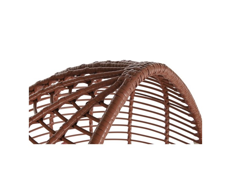 Градинско кресло DKD Home Decor 90 x 65 x 151 cm Метал теракота синтетичен ратан
