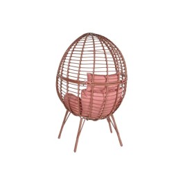 Градинско кресло DKD Home Decor 90 x 65 x 151 cm Метал теракота синтетичен ратан