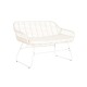 Градински мебели DKD Home Decor Бял 124 x 74 x 84 cm (4 Части)