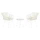 Комплект от маса с 2 стола DKD Home Decor 56 x 57,5 x 82 cm
