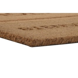 Изтривалка за Врата DKD Home Decor Кафяв Гума Кокосов орех (75 x 45 x 2,3 cm) (2 броя)