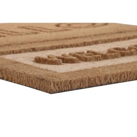 Изтривалка за Врата DKD Home Decor Кафяв Гума Кокосов орех (75 x 45 x 2,3 cm) (2 броя)