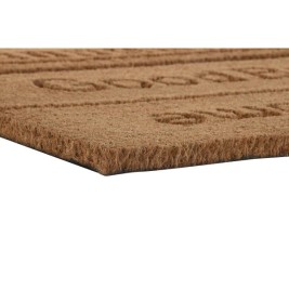 Изтривалка за Врата DKD Home Decor Кафяв Гума Кокосов орех (75 x 45 x 2,3 cm) (2 броя)