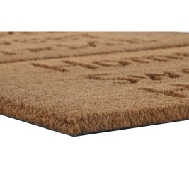 Изтривалка за Врата DKD Home Decor Кафяв Гума Кокосов орех (75 x 45 x 2,3 cm) (2 броя)