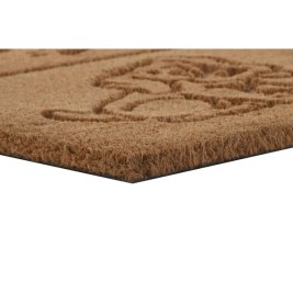 Изтривалка за Врата DKD Home Decor Кафяв Гума Кокосов орех (75 x 45 x 2,3 cm) (2 броя)