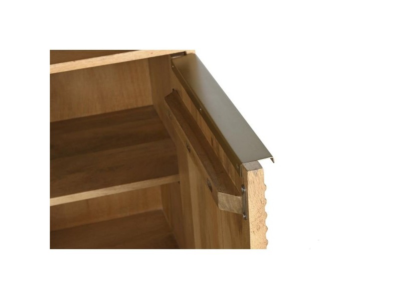 Лавица DKD Home Decor Златен Естествен Дърво манго 90 x 40 x 180 cm