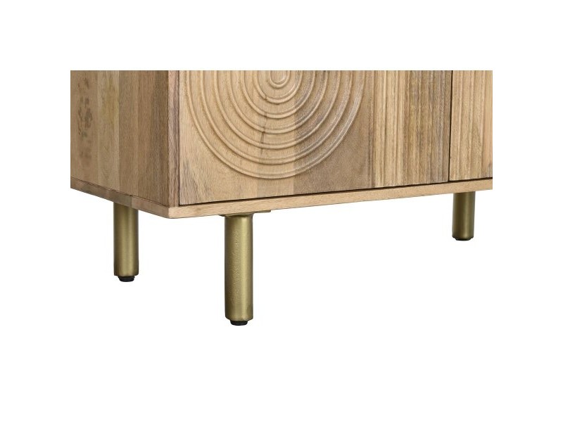 Лавица DKD Home Decor Златен Естествен Дърво манго 90 x 40 x 180 cm