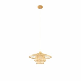 Полилей DKD Home Decor Естествен Бамбук 50 W 40 x 40 x 17 cm
