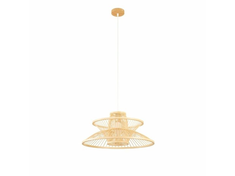 Полилей DKD Home Decor 50 x 50 x 22 cm Светло кафяв Бамбук 50 W