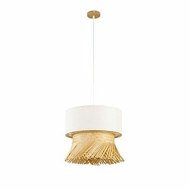 Полилей DKD Home Decor полиестер Бамбук (40 x 40 x 39 cm)