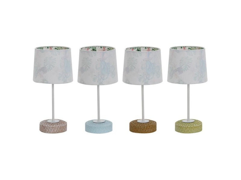 Настолна лампа DKD Home Decor Керамика 16 x 16 x 33 cm Многоцветен 220 V 25 W 4 Части