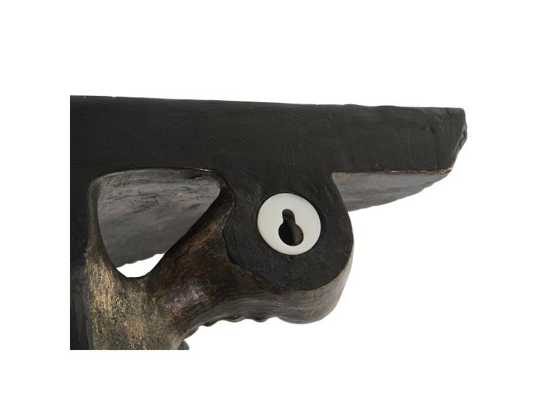 Рафтове DKD Home Decor Слон Златен Смола (36,5 x 16,5 x 36 cm)