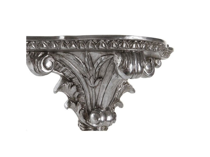 Рафтове DKD Home Decor Сребрист 37,5 x 17 x 21 cm Смола