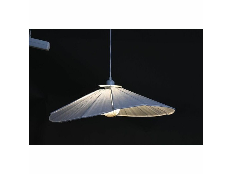 Полилей DKD Home Decor Метал лен Бял 50 W (68 x 68 x 21 cm)