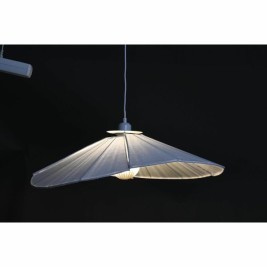 Полилей DKD Home Decor Метал лен Бял 50 W (68 x 68 x 21 cm)