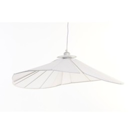 Полилей DKD Home Decor Метал лен Бял 50 W (68 x 68 x 21 cm)