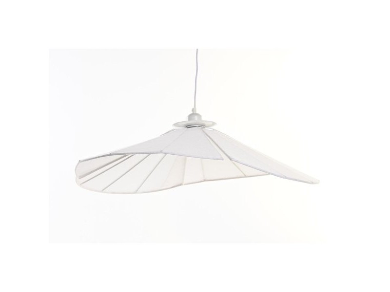 Полилей DKD Home Decor Метал лен Бял 50 W (68 x 68 x 21 cm)