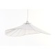 Полилей DKD Home Decor Метал лен Бял 50 W (68 x 68 x 21 cm)