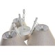Полилей DKD Home Decor 50 x 46 x 30 cm Златен Метал Бял 50 W (2 броя) Полилей DKD Home Decor 50 x 46 x 30 cm Златен Метал Бял 50 W (2 броя)
