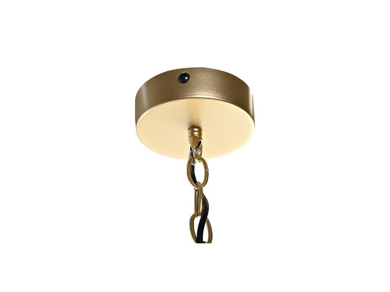 Полилей DKD Home Decor 50 x 46 x 30 cm Златен Метал Бял 50 W (2 броя)