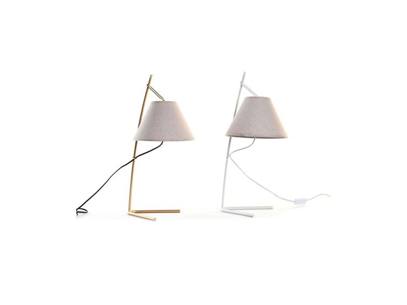 Настолна лампа DKD Home Decor Златен Метал лен Бял 50 W Модерен (25 x 31 x 57 cm) (2 броя) Настолна лампа DKD Home Decor Златен Метал лен Бял 50 W Модерен (25 x 31 x 57 cm) (2 броя)