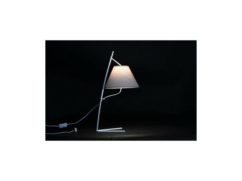Настолна лампа DKD Home Decor Златен Метал лен Бял 50 W Модерен (25 x 31 x 57 cm) (2 броя) Настолна лампа DKD Home Decor Златен Метал лен Бял 50 W Модерен (25 x 31 x 57 cm) (2 броя)