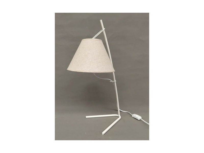 Настолна лампа DKD Home Decor Златен Метал лен Бял 50 W Модерен (25 x 31 x 57 cm) (2 броя) Настолна лампа DKD Home Decor Златен Метал лен Бял 50 W Модерен (25 x 31 x 57 cm) (2 броя)