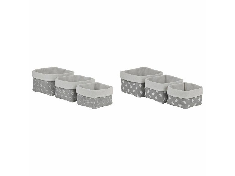 Игра на Кошници DKD Home Decor 23 x 23 x 16 cm