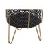 Комплект саксии DKD Home Decor Черен Златен Метал Loft 36 x 36 x 58 cm