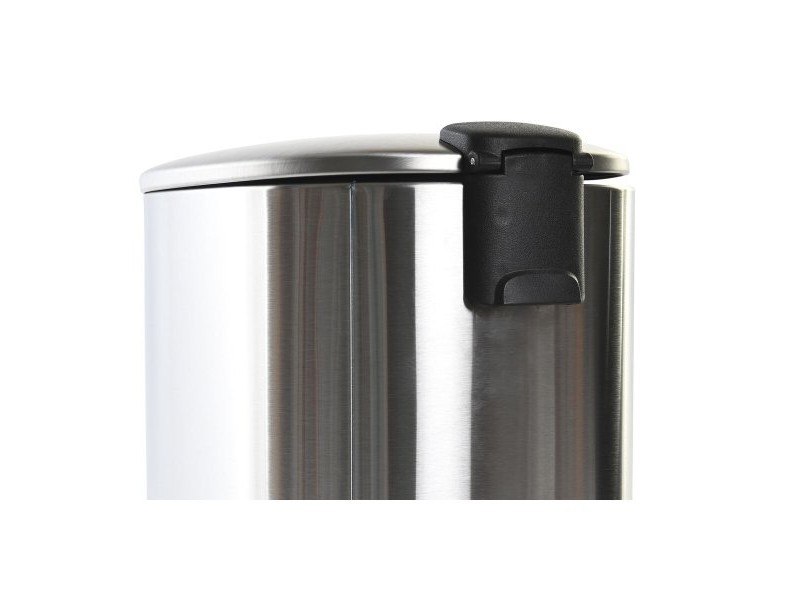 Кошче с педал DKD Home Decor Сребрист Неръждаема стомана полипропилен Основен 5 L