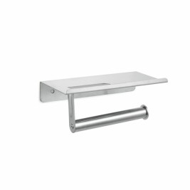 Поставка за Тоалетна Хартия DKD Home Decor 18 x 9,7 x 7,5 cm Сребрист Неръждаема стомана