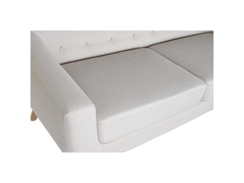 Фотьойл DKD Home Decor Естествен полиестер каучук Сметана (172 x 82 x 82 cm)