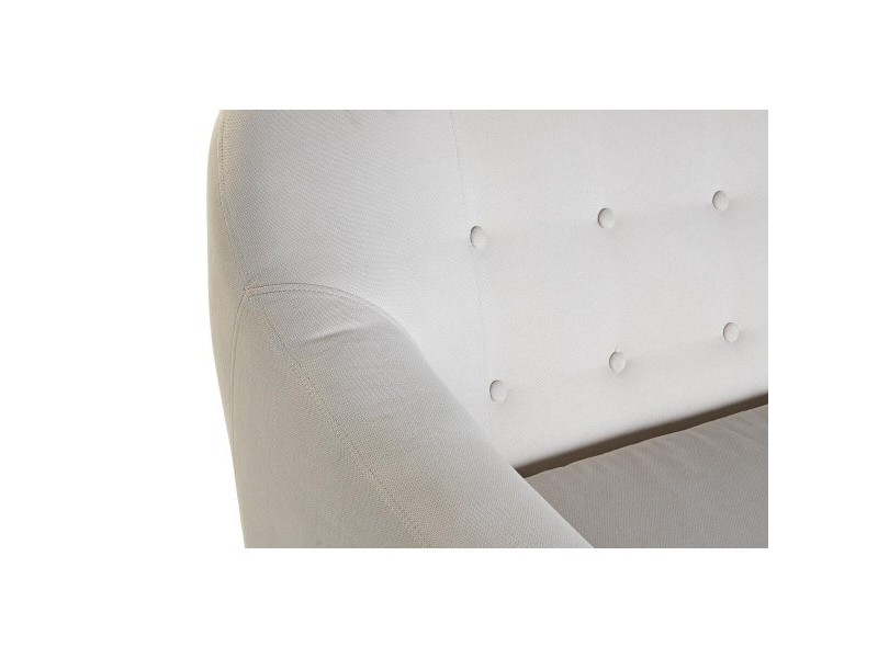 Фотьойл DKD Home Decor Естествен полиестер каучук Сметана (172 x 82 x 82 cm)