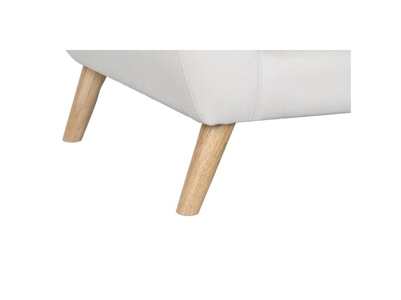 Фотьойл DKD Home Decor Естествен полиестер каучук Сметана (172 x 82 x 82 cm)