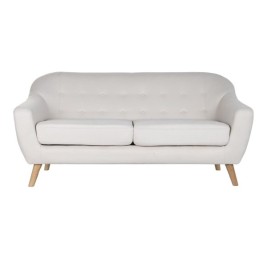 Фотьойл DKD Home Decor Естествен полиестер каучук Сметана (172 x 82 x 82 cm)