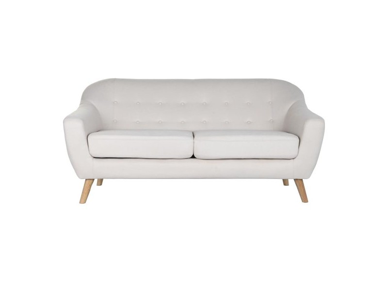 Фотьойл DKD Home Decor Естествен полиестер каучук Сметана (172 x 82 x 82 cm)