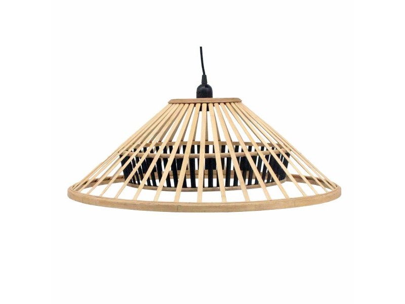 Полилей DKD Home Decor Кафяв Бамбук 50 W (60 x 60 x 21 cm)