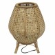 Настолна лампа DKD Home Decor Кафяв Pатан 50 W (29 x 29 x 40 cm)