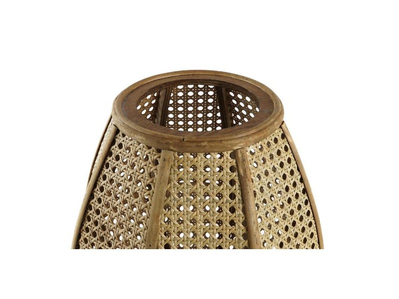Настолна лампа DKD Home Decor Кафяв Pатан 50 W (29 x 29 x 40 cm)