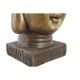Саксия DKD Home Decor Фибростъкло Златен Буда Ориенталски (25 x 25 x 36 cm)