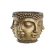 Саксия DKD Home Decor Златен Дървен Магнезиев Кръгъл Буда Ориенталски 34 x 34 x 30 cm 30 x 34 x 30 cm