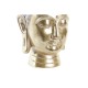 Саксия DKD Home Decor 17,5 x 17,5 x 21 cm Златен Буда Смола