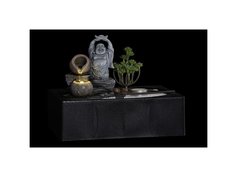 Purskkaev DKD Home Decor Буда Смола Ориенталски 29 x 21 x 23 cm (2 броя)