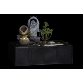 Purskkaev DKD Home Decor Буда Смола Ориенталски 29 x 21 x 23 cm (2 броя)