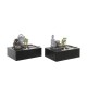 Purskkaev DKD Home Decor Буда Смола Ориенталски 29 x 21 x 23 cm (2 броя)