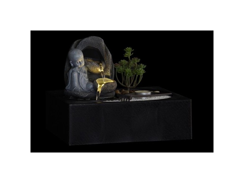 Purskkaev DKD Home Decor Буда Смола Ориенталски 29 x 21 x 23 cm (2 броя)