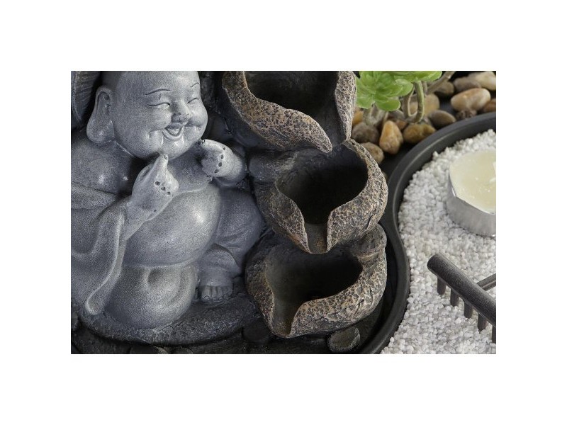 Purskkaev DKD Home Decor Буда Смола Ориенталски 29 x 21 x 23 cm (2 броя)