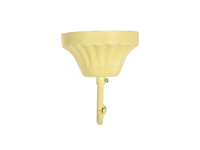 Полилей DKD Home Decor Метал Кафяв Жълт 50 W Дървен MDF (35 x 35 x 95 cm)