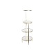 Рафтове DKD Home Decor 32,5 x 30 x 86 cm Кристал Златен Метал