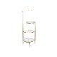 Рафтове DKD Home Decor 32,5 x 30 x 86 cm Кристал Златен Метал